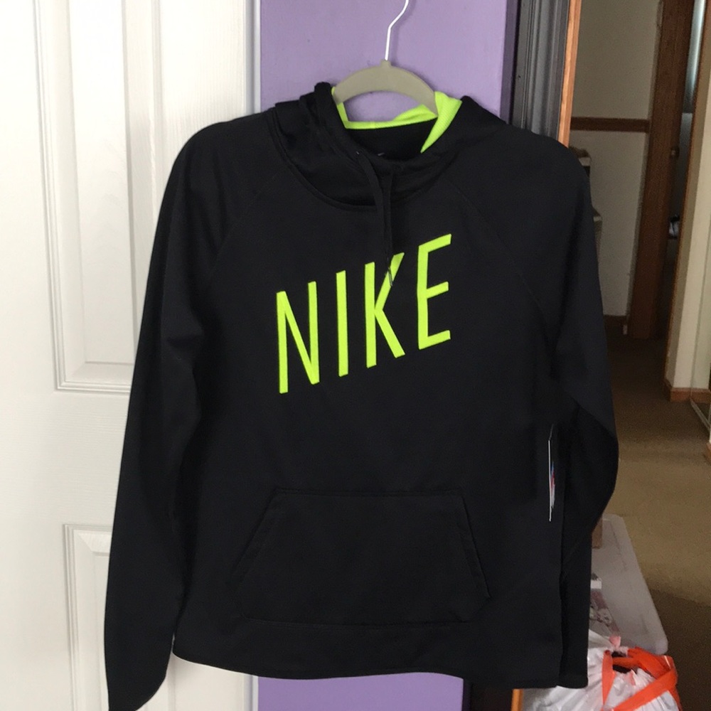 Women’s Nike Therma Dri-Fit- Black and Neon Yellow